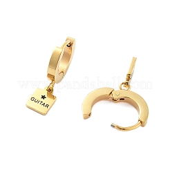 Ion Plating(IP) 3Pairs 3 Styles 304 Stainless Steel Hoop Earrings&nbsp;EJEW-A114-06G