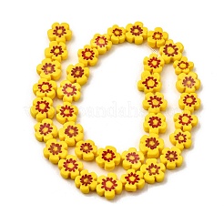 Handmade Millefiori Glass Bead Strands&nbsp;LAMP-J035-10mm-03