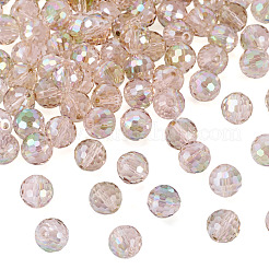 80Pcs AB Color Plated Glass Beads&nbsp;EGLA-TA0013-18