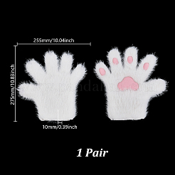 Polyester Fiber Gloves&nbsp;AJEW-WH0816-231B