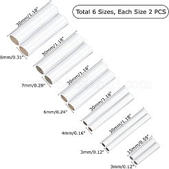 304 Stainless Steel Tube Beads&nbsp;STAS-UN0017-88S