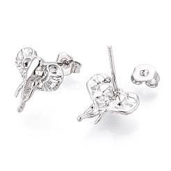 Brass Stud Earrings&nbsp;EJEW-N060-03P