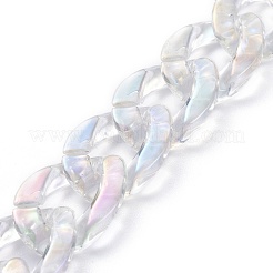 Handmade Transparent Acrylic Cable Chains&nbsp;AJEW-JB00809