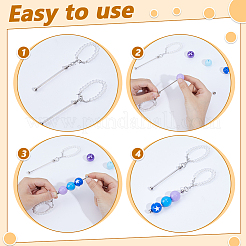 6Pcs Glass Pearl Cup Handle Charms&nbsp;HJEW-AR00024