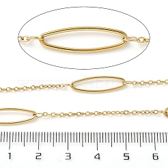 304 Stainless Steel Oval & Cable Chains&nbsp;CHS-C015-03D-G