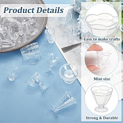 28pcs 14 style Plastic Mini Sundae Cups&nbsp;KY-OC0001-16