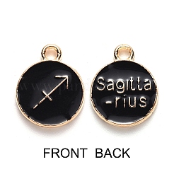 Alloy Enamel Pendants&nbsp;ENAM-SZ0001-27C-F