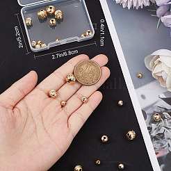 32Pcs 4 Style Eco-Friendly Brass Beads&nbsp;KK-BBC0009-72G