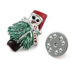 Christmas Theme Alloy Enamel Brooches&nbsp;JEWB-S022-05A-P