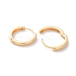 Rack Plating Brass Hoop Earrings&nbsp;EJEW-S241-13G
