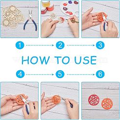 DIY Dangle Earring Making Kits&nbsp;DIY-NB0003-78
