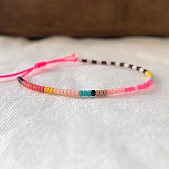 Bohemian Adjustable Glass Seed Beaded Bracelets for Women&nbsp;YP9037-2