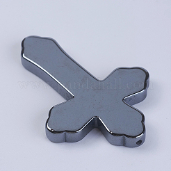 Electroplate Non-Magnetic Synthetic Hematite Beads&nbsp;LS-G-F553-02