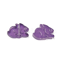 Two Tone Transparent Spray Painted Glass Beads&nbsp;GLAA-Q092-03-C11