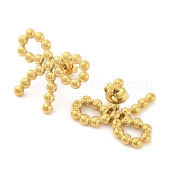 Ion Plating(IP) 304 Stainless Steel Stud Earrings for Women&nbsp;EJEW-N054-20G