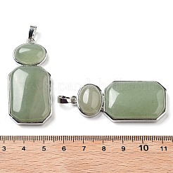 Natural Green Aventurine Human Body Shaped Pendants&nbsp;G-P552-03P-04