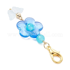 6Pcs Glass Pendant Decorations&nbsp;HJEW-JM03972