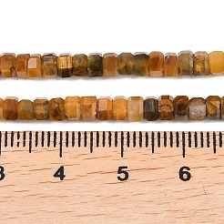 Natural Tiger Quartz Beads Strands&nbsp;G-G345-C11-2x4mm