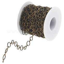 10M Brass Handmade Ring Link Chains&nbsp;CHC-SP0001-10
