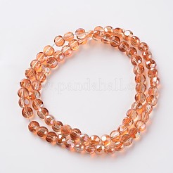 Electroplate Glass Bead Strands&nbsp;EGLA-J137-6mm-A-FR03