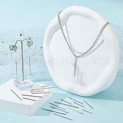 60Pcs 6 Style Stainless Steel Pendants&nbsp;STAS-SC0003-95