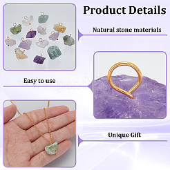 Natural Gemstone Pendants&nbsp;PALLOY-FG00001
