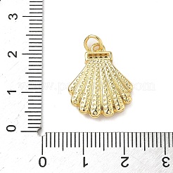 Brass Micro Pave Cubic Zirconia Pendants&nbsp;KK-D426-20B-G