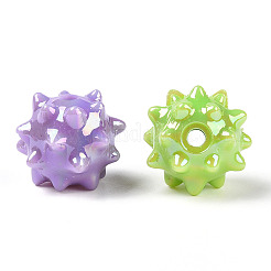 UV Plating Opaque Acrylic Beads&nbsp;SACR-T017-04
