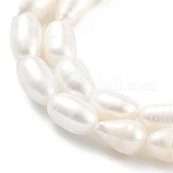 Natural Cultured Freshwater Pearl Beads Strands&nbsp;PEAR-P062-06F