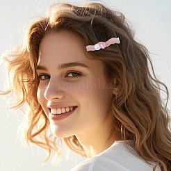 Zinc Alloy & Resin Hair Bobby Pins&nbsp;PHAR-SP0001-02