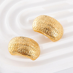 3 Pairs Stainless Steel Texture Curved Stud Earrings&nbsp;RM5600