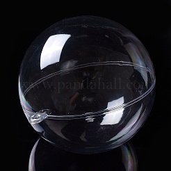 Openable Transparent Plastic Pendants&nbsp;LS-CON-K007-06B