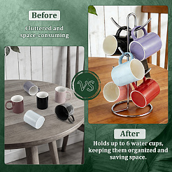 2Pcs Iron Mug Holder&nbsp;AJEW-WA0003-74A
