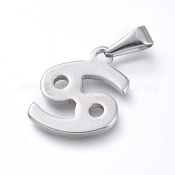 Non-Tarnish 304 Stainless Steel Pendants&nbsp;LS-STAS-L210-06H-P-01