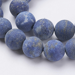 Natural Lapis Lazuli Beads Strands&nbsp;LS-G-J376-52-10mm