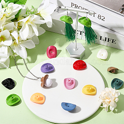 48Pcs 12 Colors Opaque Acrylic Beads&nbsp;SACR-SC0001-51
