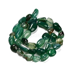 Natural Green Onyx Agate(Dyed & Heated) Beads Strands&nbsp;G-P568-C14-01