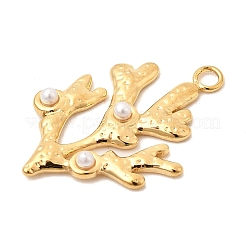ABS Imitation Pearl Pendants&nbsp;STAS-P431-26B-G