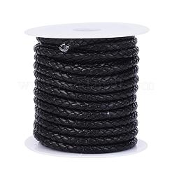 Braided Imitation Leather Cord&nbsp;LC-D051-B-11