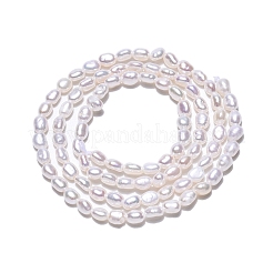 Natural Cultured Freshwater Pearl Beads Strands&nbsp;PEAR-N014-03G