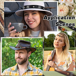 8Pcs 8 Styles Imitation Leather Adjustable Hat Bands&nbsp;FIND-ME0002-83