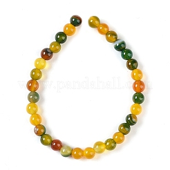 Natural Striped Agate/Banded Agate Beads Strands&nbsp;G-Z060-A01-A18
