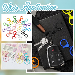30Pcs Alloy Keychain Clasps&nbsp;FIND-SP0002-82