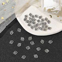 50Pcs Tibetan Style Alloy Pendants&nbsp;FIND-YW0009-56