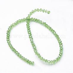Electroplate Glass Beads Strands&nbsp;EGLA-D020-3x2mm-23