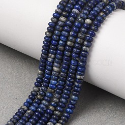 Natural Lapis Lazuli Beads Strands&nbsp;G-P354-10-4x2mm