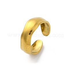 304 Stainless Steel Open Cuff Rings for Women&nbsp;RJEW-M019-65G