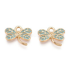 Light Gold Plated Alloy Pendants&nbsp;ENAM-T009-69B-RS