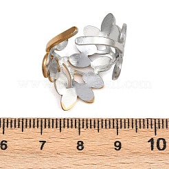 304 Stainless Steel Cuff Rings for Women&nbsp;LS-RJEW-L133-03GP-02