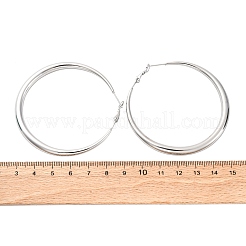 304 Stainless Steel Hoop Earrings&nbsp;EJEW-Z093-01P-02